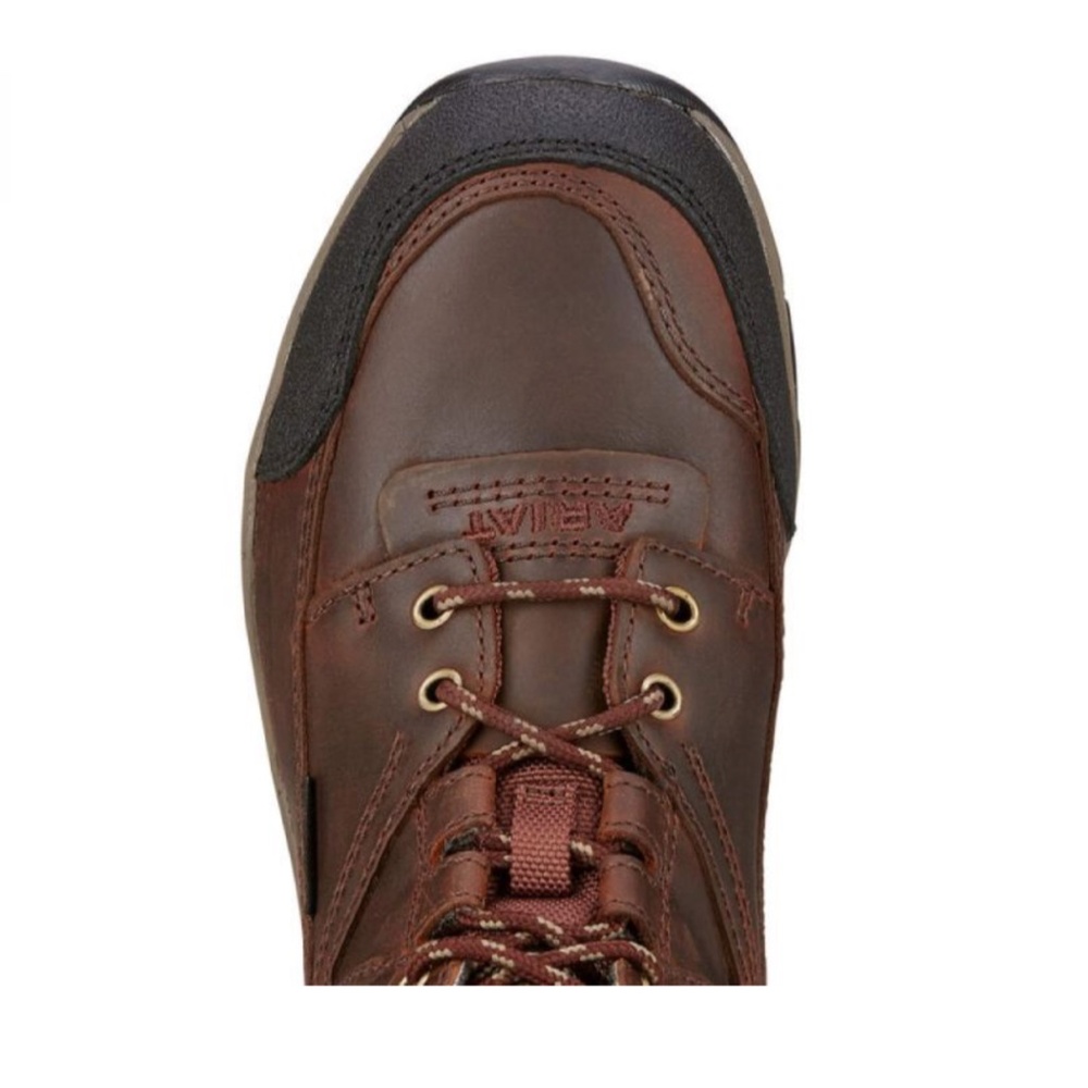 Ariat Waterproof Equestrian Terrain Ankle Boot Copper Brown Sz 8 - Picture 2 of 16
